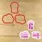 Team Pink Cookie Stencil Set | Halloween Cookie Stencil | Halloween Arts & Crafts Stencil | Confection Couture |
